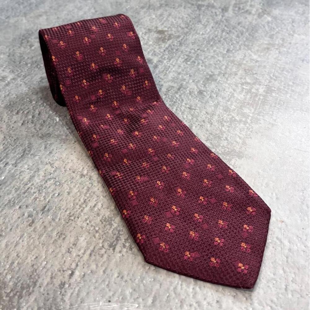 Ermenegildo zegna burgundy tie sick